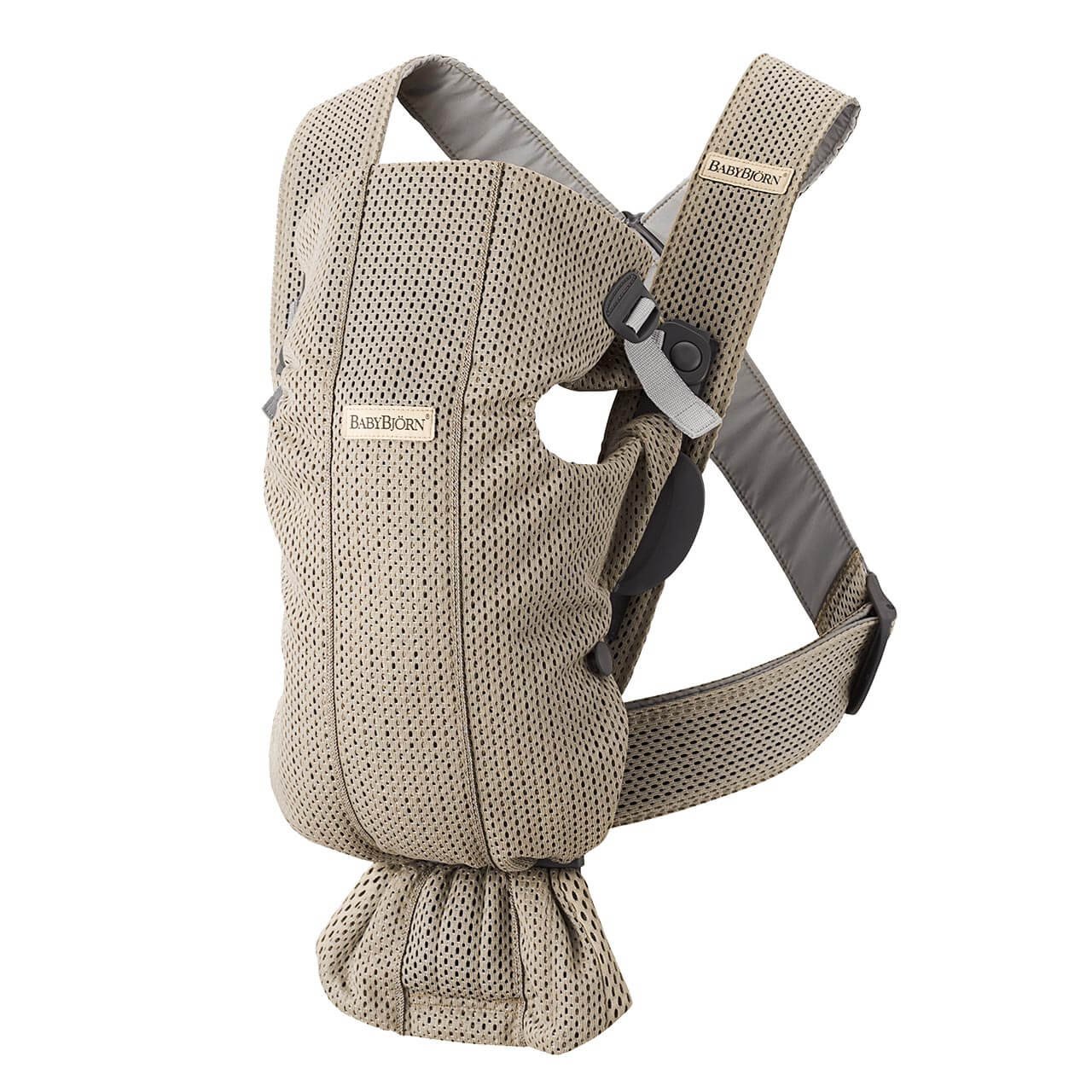 Babybjorn Baby Carrier Mini 3D Mesh – Grey Beige