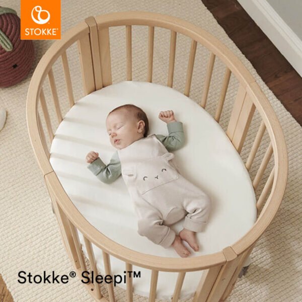 Stokke® Sleepi Mini V3 with Mattress - Natural - Image 2